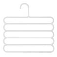 thumbnail image 6 of Visland Multi-Use Non-Slip 5-Tier Clothes Hangers Plastic, 6 of 8