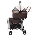 thumbnail image 1 of Double Animal de Compagnie, 4 Roues Animal de Compagnie Détachable Stable pour Chat, 1 of 7
