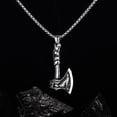 thumbnail image 3 of 3Pcs Viking Necklace Viking Hammer Spearhead Ax Necklace Nordic Pendant Jewelry Amulet Talisman Gift for Men Women, 3 of 8