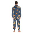 thumbnail image 4 of FORMRS Onesies Pajama for Adults Unisex Hoodie Winter Jumpsuit One Piece Sleepwear, Sizes S-2XL, Blue Capybaras, 4 of 7