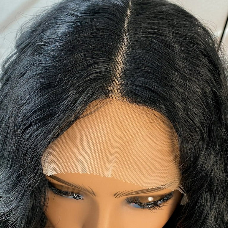 Beauty Clearance Under 15 Deep Wave Lace Front Wigs Human Hair Pre Plucked Deep Curly Transparent Lace Frontal Wigs Human Hair Density Wigs For Women Human Hair Glueless Black Free Size
