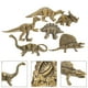 thumbnail image 5 of GOOHOCHY Figuras de dinosaurio en miniatura de latón, 6 unidades, retro, para casa de muñecas, decoración de jardín, 5 of 8
