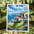 thumbnail image 2 of JYLMOOD DIY Paint by Number for Adults, Easy Painting by Numbers for Gift Home Wall Decor 16x20in without Frame, Colored Canvas - House Seaside, 2 of 6