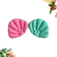 thumbnail image 4 of 2PCS Inflatable Bath Pillow Suction Cup Back Neck Cushion Spa Pillow for Bathtub Bathroom (Random Color), 4 of 8