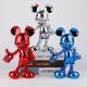 thumbnail image 2 of Adornos de dibujos animados de Mickey de Disney, adornos de escritorio de Mickey modernos y sencillos, esculturas para sala de estar, adornos de resina, 2 of 5