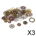 thumbnail image 1 of 3x100 G/paquete de Colgantes de Engranajes de Aleación de Estilo , Accesorios para Hacer Joyas DIY, Accesorios para Decoración Colgante de Llaves 3 piezas, 1 of 9