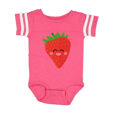 

Inktastic Strawberry Kawaii Gift Baby Boy or Baby Girl Bodysuit