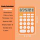 thumbnail image 2 of Calculadora 12 dígitos, pantalla grande, botones, LCD para oficina, escuela, hogar, negocios, suspensión automática, batería (naranja), 2 of 3