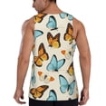 thumbnail image 6 of Rocae Butterflies for Men's Workout Tank Top Men's Running Tank Top Dry Fit Athletic Workout Tank TopsX-Large, 6 of 9