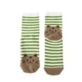 thumbnail image 5 of Daznico Women Mid Crew Ribbed Socks Stripe Cartoon Cat Face Novelty Print Soft Breathable Stretch Stockings for Girls Daily Casual Cute Outfit Matching, 5 of 5