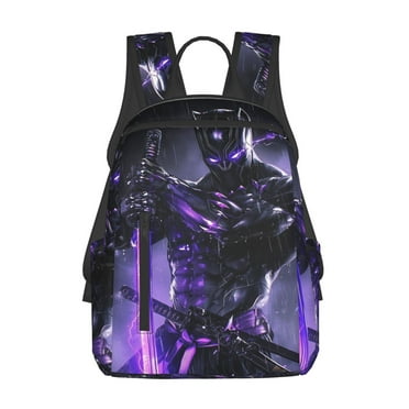 Cute Black Panther Backpack Cartoon School Bag Daypack Casual Bookbag
