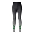 thumbnail image 3 of Bainana Girls St Patricks Day Printed Leggings Elastic Waist Tiper Leg Casual Yoga Pants Comfortable Stretch Little Girls Athletic Playwear Bottoms Grey Size 18-24 Months, 3 of 6