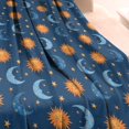 thumbnail image 3 of Blue Sun Moon Star Pattern Blanket,Comfortable Soft Lamb Wool Throw Blanket,All Season,Warm Lightweight Blankets for Sofa Bed Couch Living Room Chair,60"x80", 3 of 4
