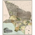 thumbnail image 2 of Wright 15x17 Gold Ornate Wood Framed with Double Matting Museum Art Print Titled - Los Angeles California - Wright 1898, 2 of 4