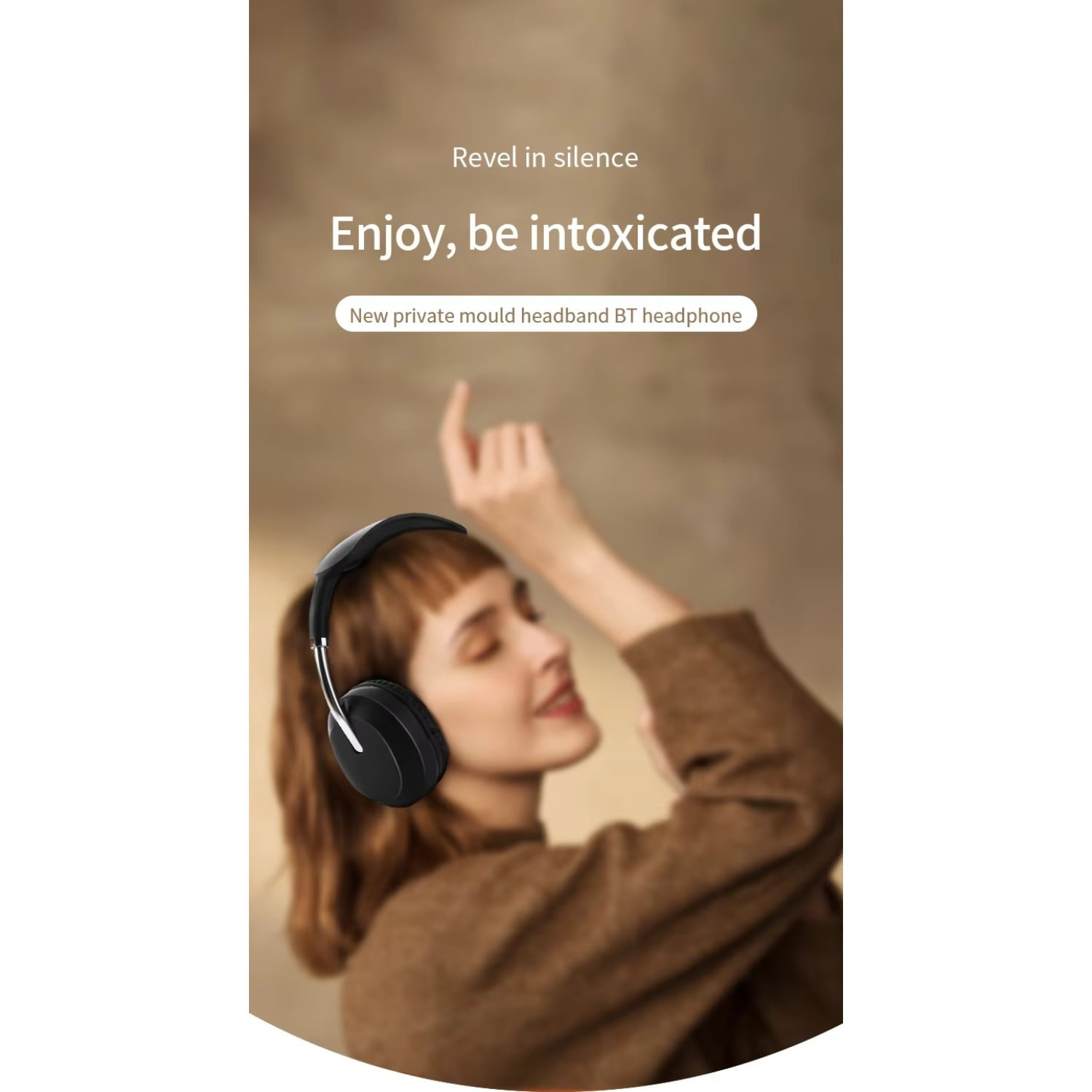Bluetooth Headphones Over Ear, Bluetooth 5.3 Wireless Headphones with Microphone, HiFi Stereo Foldable Lightweight Headset, Deep Bass for Home Office Cellphone PC Ect.