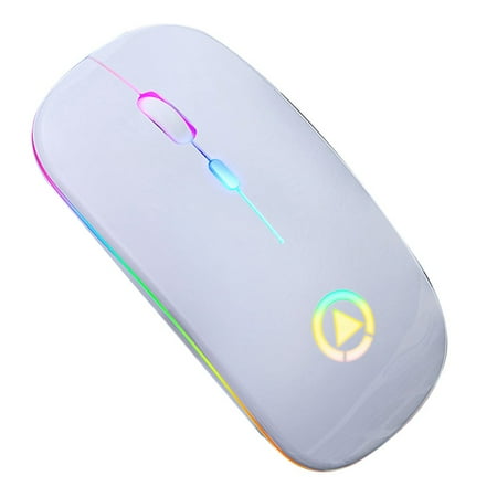 A2 Wireless Mouse Silent Mute Rechargeable Mouse Ultra-thin for Laptop