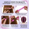 thumbnail image 4 of NOGIS Purple Perm Rods Set for Natural Hair 40pcs Plastic Cold Wave Rods Purple Perm Rods for Long Short Hair Rollers Hair Curling Rods for Women Hair DIY Hairdressing Tools（Purple 0.7inch）, 4 of 7
