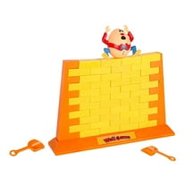 Tabletop Wall Push Balance Challenge Game, Stacking Skill Activity Set for Family Entertainment and Coordination Development