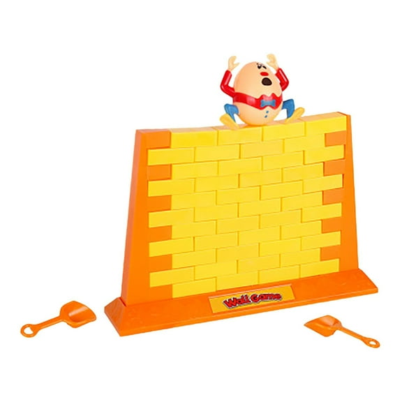 Tabletop Wall Push Balance Challenge Game, Stacking Skill Activity Set for Family Entertainment and Coordination Development