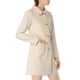 thumbnail image 4 of Abrigo de invierno de longitud media con cuello de solapa y un solo botón para mujer INSPIRE CHIC L Crema Blanca, 4 of 7