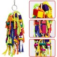 thumbnail image 3 of Parrot Chewing Toys in Multicolor with Natural Wood and Rope, 3 of 4