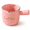 Pink, variant on Lethargic Ceramic Espresso Measuring Cup with Handle, 4 x 2.6 x 2.2 in Coffee Shot Pitcher, Ceramic Coffee Measuring Cup for Espresso, Milk, Latte and Barista Preparation