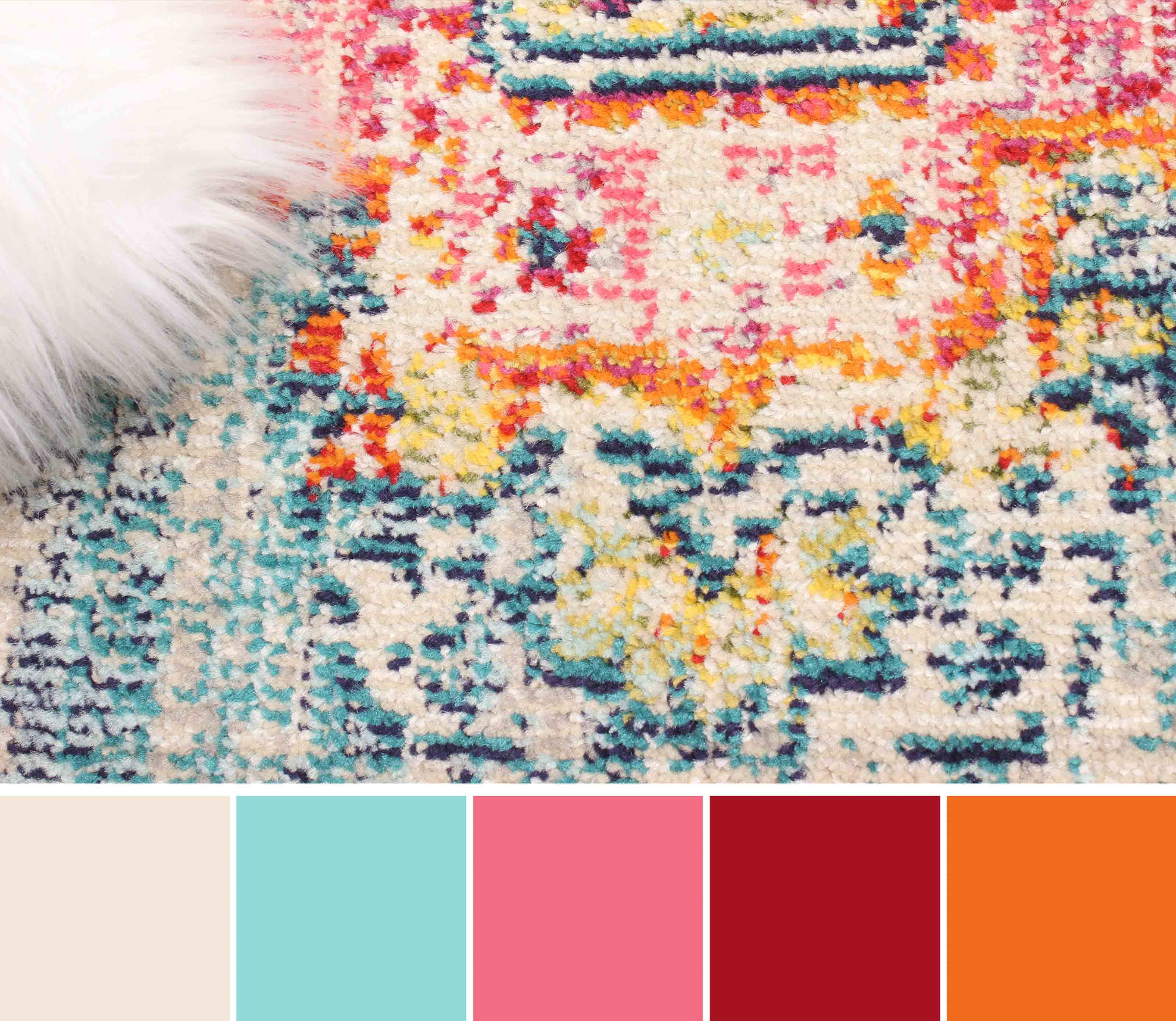 ECARPET Aldora Traditional Area Rug for Living Room, Bedroom, Dining Entrance, Hallway and More
