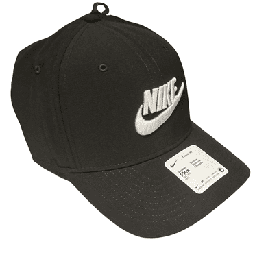 Nike Unisex NSW Classic 99 Cap Stretch Fit Adult (Black/White, One Size)
