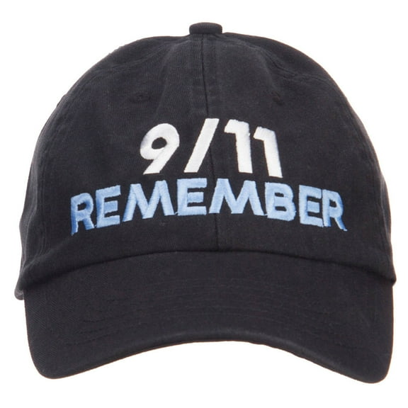911 Remembered Embroidered Low Profile Cap - Black OSFM