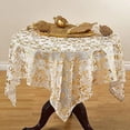 thumbnail image 6 of Fennco Styles Gold Bottega Foil Print Tablecloth, 6 of 11