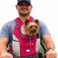 thumbnail image 3 of Travel Pet Dog Carrier Puppy Travel Mesh Backpack Front Portable Shoulder Bag D_y, 3 of 5