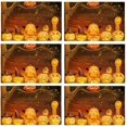 thumbnail image 4 of EREHome Halloween Pumpkin Placemat Plate Holder Set of 6, Table Mats Protector 12x18 inch, 4 of 5