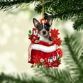 thumbnail image 2 of Rat Terrier Christmas Ornament – Holiday Dog Memorial Gift & Xmas Tree Hanging Mica Décor, 2 of 3