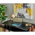 thumbnail image 6 of Better Homes and Gardens 20.5” LED Desk Lamp with Glass Shade, Antique Brass, 6 of 8