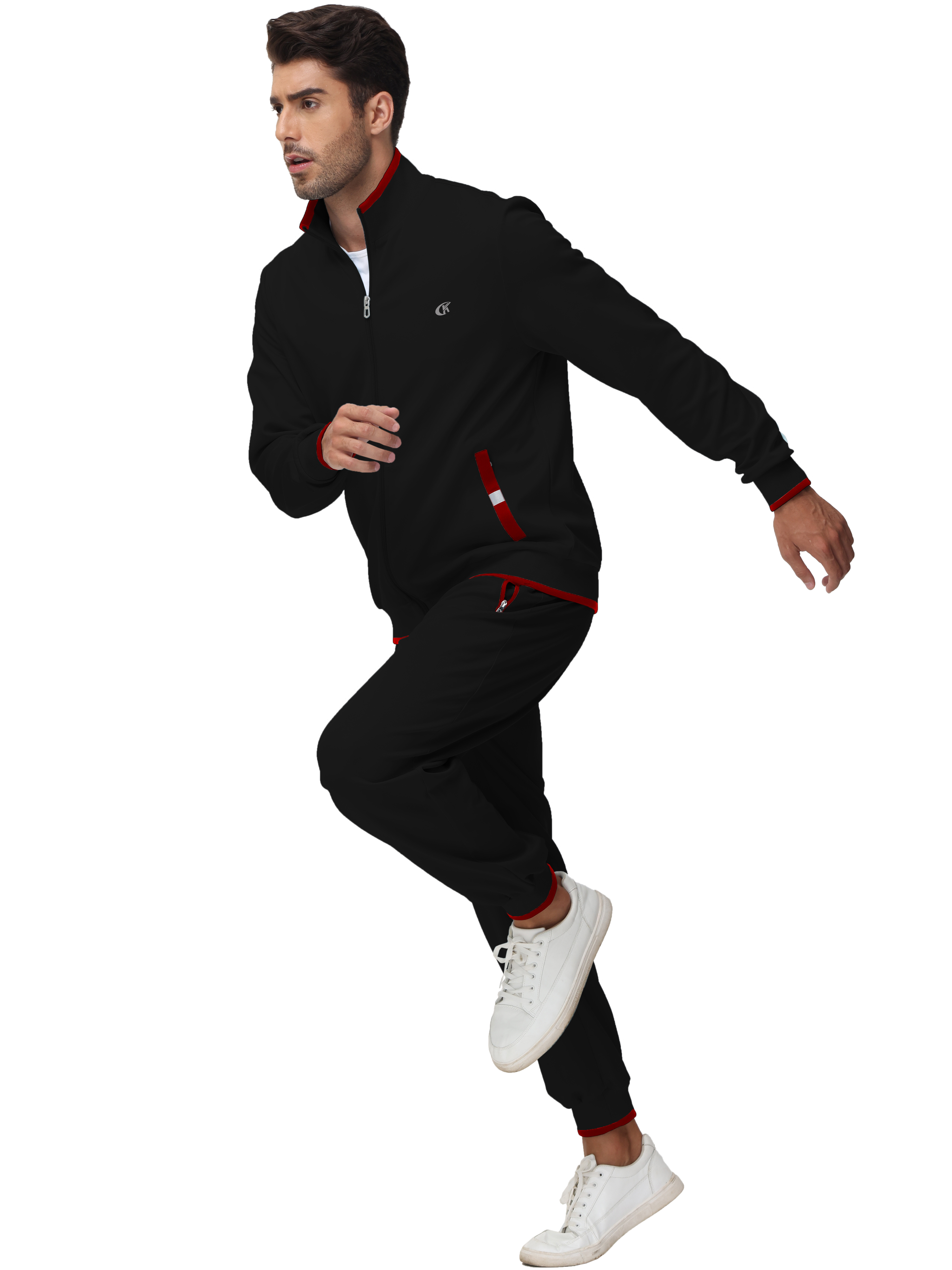 Weilanxin Men's Full Zip Tracksuit Set photo 5