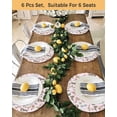 thumbnail image 4 of 15 Inch Round Placemats Set of 6, Pink Bunny Floral Easter Non Slip Heat Insulation PP Table Mats, Elegant Pastoral Spring Floral Rabbits Washable Place Mats for Kitchen Dining Party Table Decor, 4 of 7