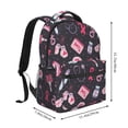 thumbnail image 2 of Disketp Breast Cancer Awareness1 Mochila Estampada para Hombre y Mujer – Mochila Ligera Clásica con Múltiples Bolsillos para Universidad, Trabajo y Viajes-One Size, 2 of 5