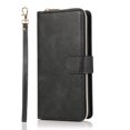 thumbnail image 2 of Feishell for Samsung Galaxy A71 5G (6.7 inch) Wallet Case for Women Men,Premium PU Leather Magnetic Clasp Zipper 9 Card Slots Folio Flip Holder Shockproof Purse Phone Case with Wrist Strap,Black, 2 of 8