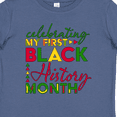 thumbnail image 4 of Inktastic Celebrating My First Black History Month for Kids Boys or Girls Baby T-Shirt, 4 of 5