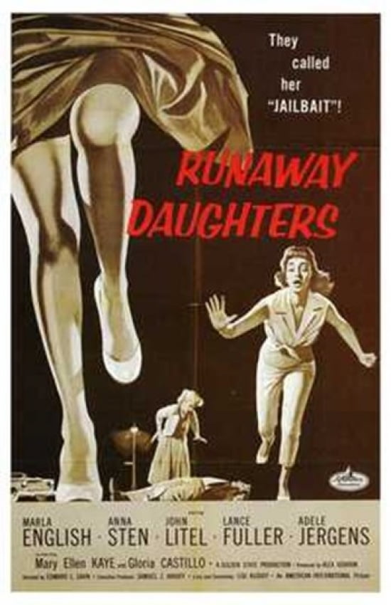 Runaway Daughters Movie Poster (11 x 17)