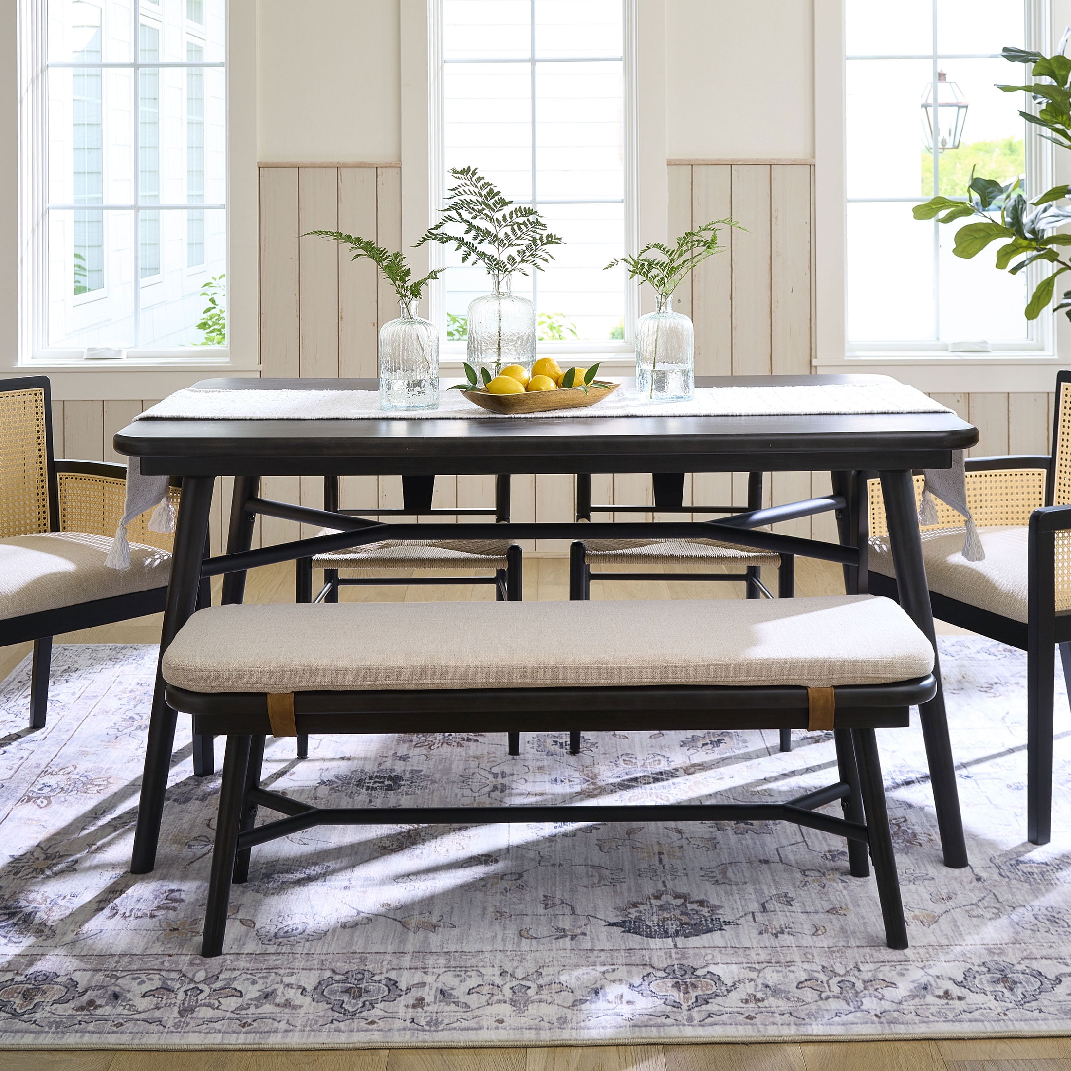 Better Homes & Gardens Springwood Dining Table, Charcoal
