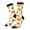 3 Black, variant on Pumpkin Maple Leaves Pattern Sport Socks for Women and Men Crew Socks Sporty Calf Socks Casual Socks