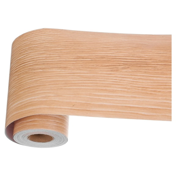 GETAJGHSD Self Adhesive Wood Grain Tape for Home Furniture and Mirror Frame Decoration Khaki