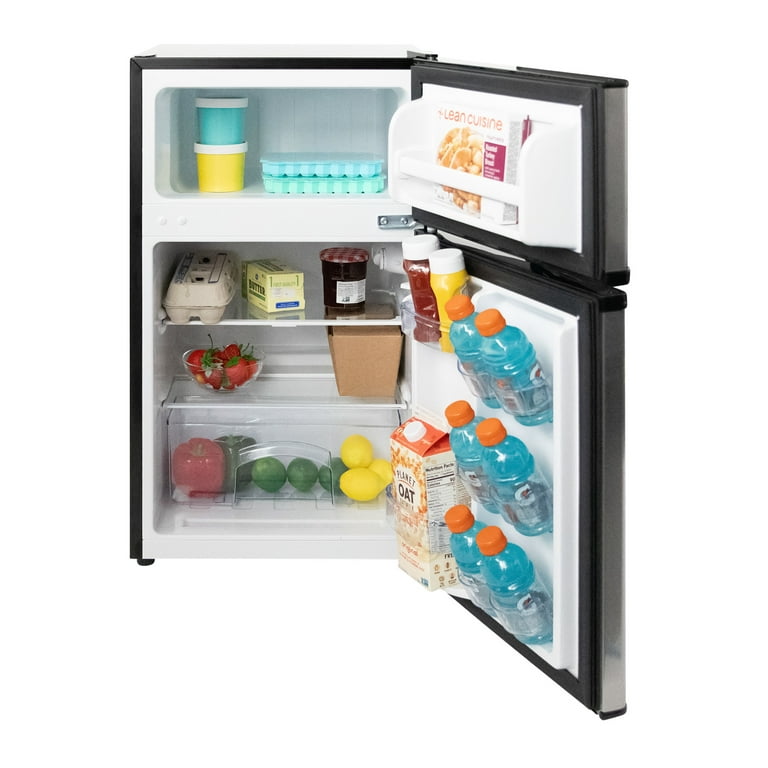West Bend 3.3 Cu. ft. Compact Refrigerator, Mini-Fridge Black WBR33B