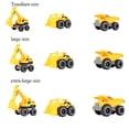 thumbnail image 4 of Baby Shining Car Toy Engineering Car Excavator Model Tractor Toy Dump Truck Model Classic Toy Vehicles Mini Gift for Boy, 4 of 8