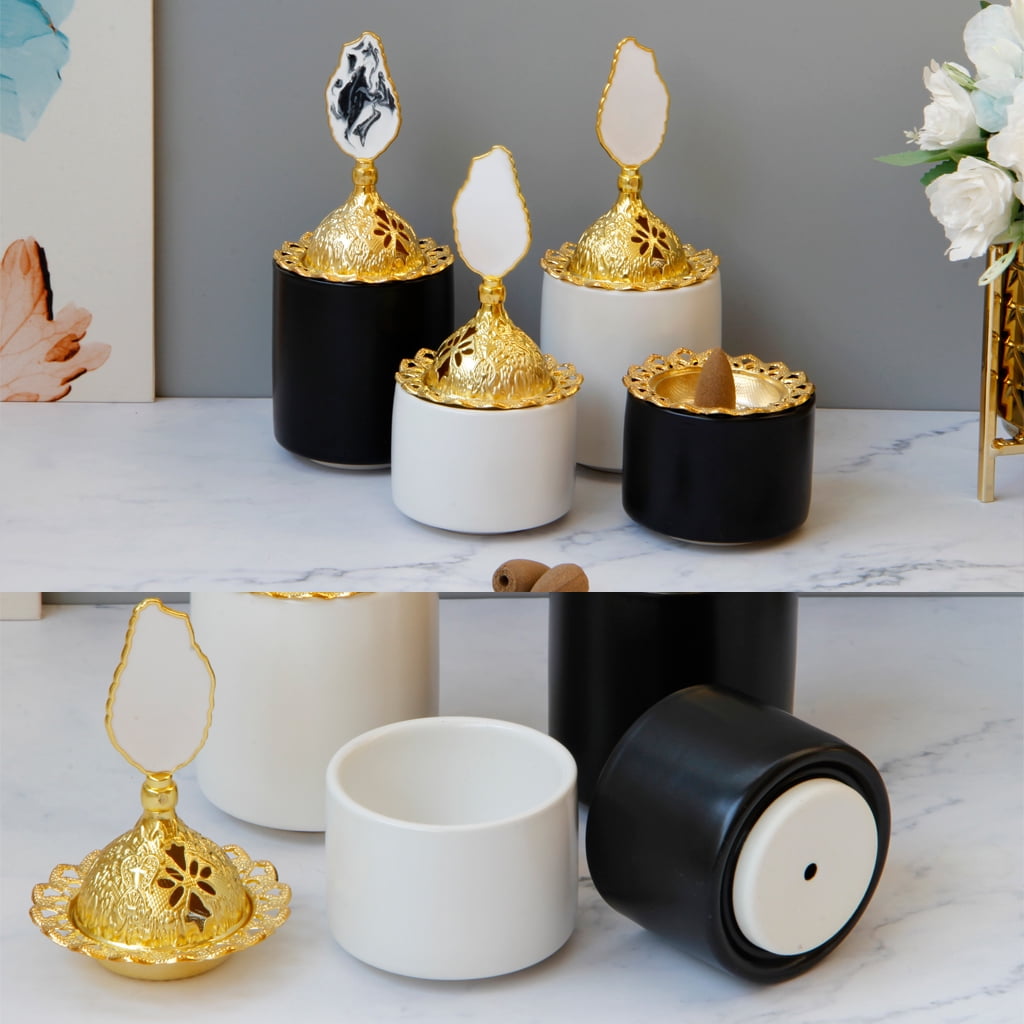 Axioma 2Pieces Cone Incense Burner Holder Censer Office Home Decor Fragrance Gift