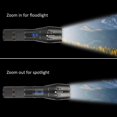 thumbnail image 3 of LED Tactical Flashlight 2ps - Handheld Flashlight with High Lumen, Zoomable, 5 Modes, Water Resistant Light - Camping Accessories, Outdoor Gear, Emergency Flashlights, Mini and Convenient design, 3 of 7