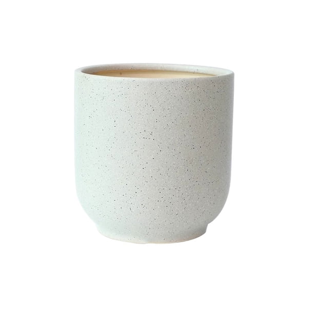 Maceta grande de cerámica for decoración de interiores y exteriores con orificios de drenaje