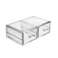 thumbnail image 3 of Milageto Desk Organizer with Drawers 2 Tier Acrylic Storage Box for Bathroom Tabletop B, 3 of 8