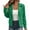 Green, variant on Lnmiateer Womens Cropped Zip Front Coat Lapel Lightweight Soft Jacket Chic Versatile Casual Autumn Winter Street Outer Tops